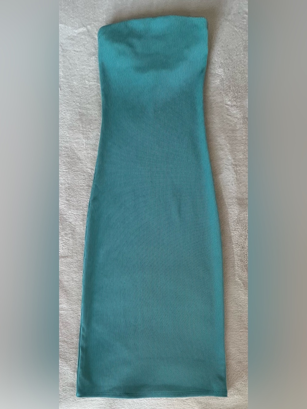 Offline by Aerie Women's Green Strapless Midi Dress